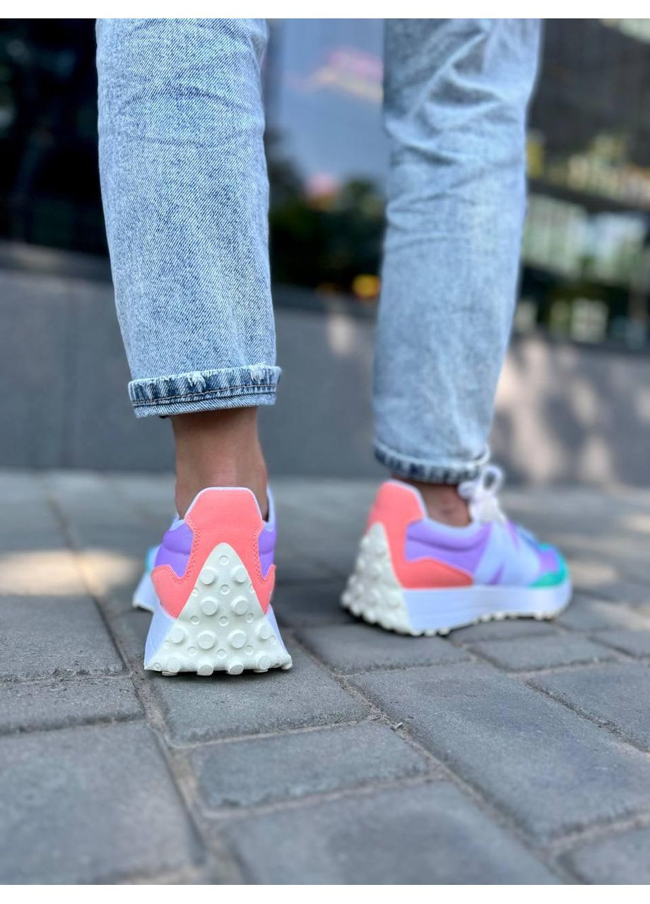 Білі Осінні кросівки чоловічі new balance 327 multicolor v3 нью беланс 327 No Brand