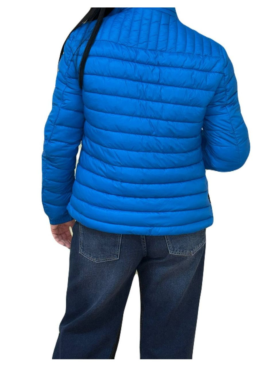 Синя демісезонна легка куртка No Brand