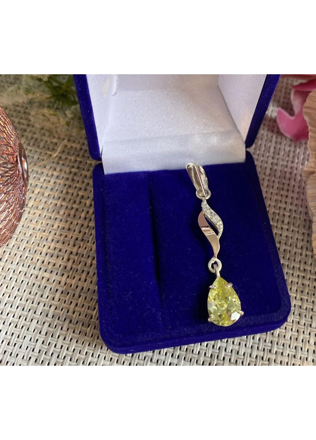 Срібна підвіска з пластинами золота Silver Style (367111982)