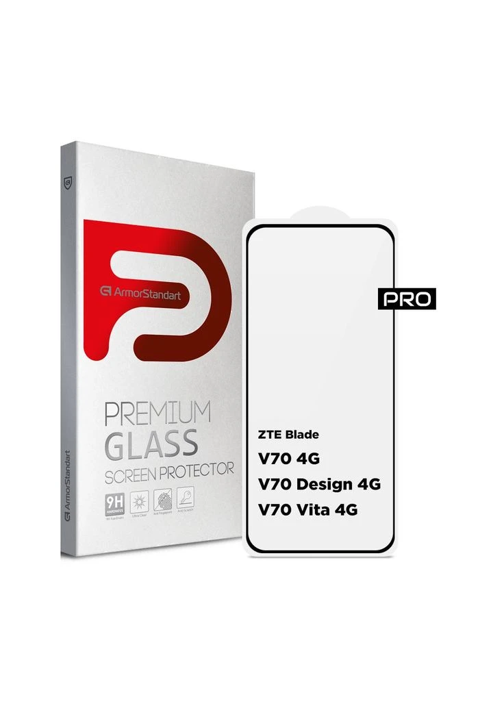 Скло захисне Black (ek17371) ArmorStandart Pro ZTE Blade V70 4G / V70 Design 4G / V70 Vita 4G (388906125)