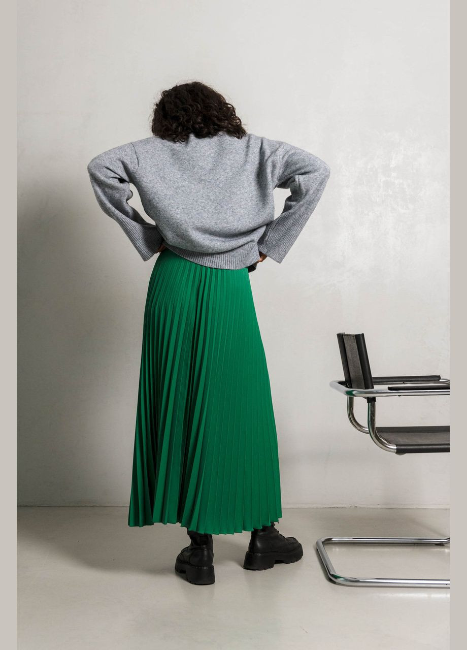 Зеленая зеленая медь юбка плиссе Seventeen
