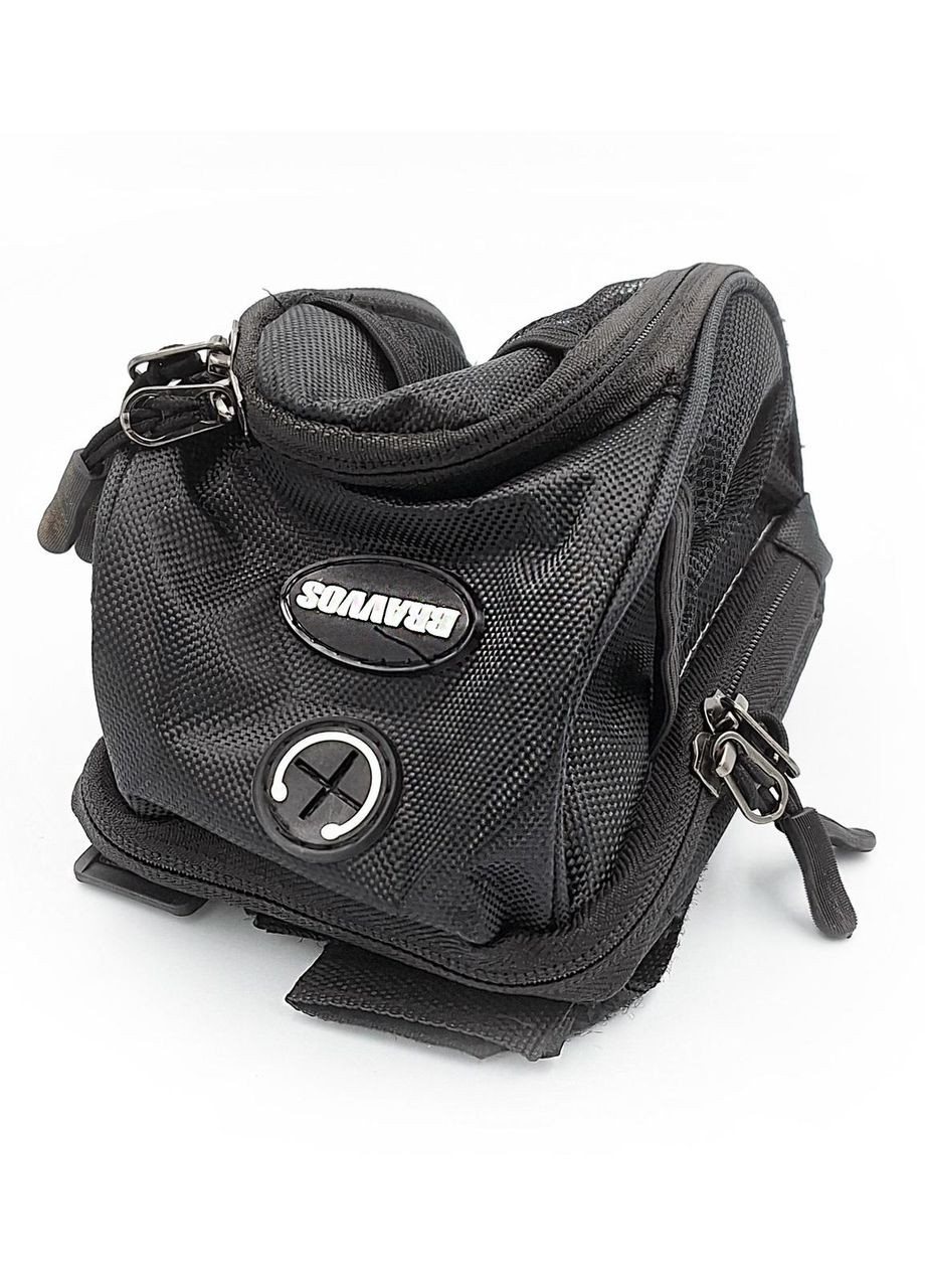 Велосумка на кермо QJ-042 17х10х9,5 см чорний (G0000085) Bravvos (367189217)