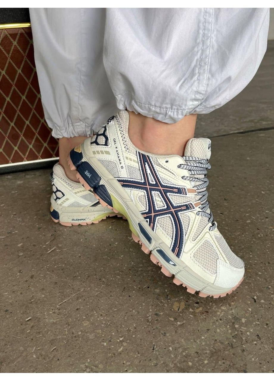 КРОССОВКИ ЖЕНСКИЕ ASICS GEL-KAHANA 8 BEIGE АСИКС ГЕЛЬ КАХАНО No Brand бежевые демисезоны (369391652)