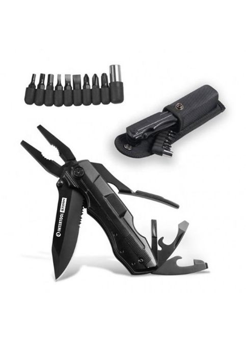 Мультиінструмент 8 в 1 з чохлом, мультитул Blackstone, STORM HT-0545 Intertool (373638010)