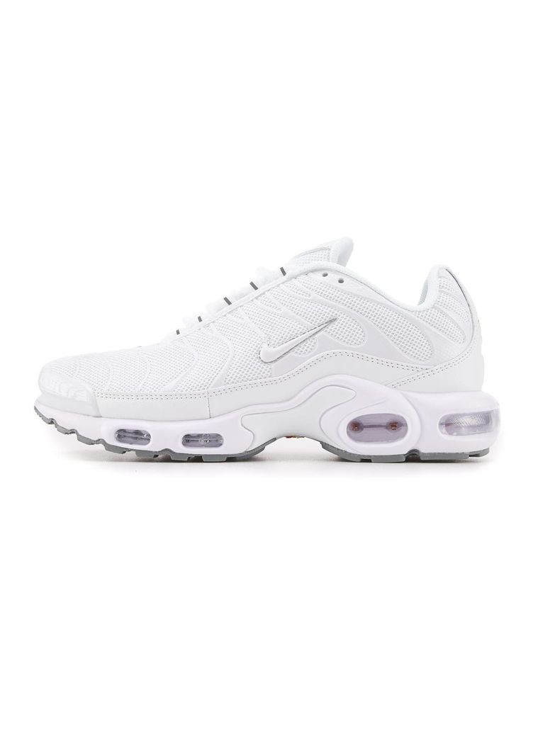 КРОССОВКИ ЖЕНСКИЕ NIKE AIR MAX TN PLUS WHITE НАЙК АИР МАКС ТН ПЛЮС No Brand белые демисезоны (368867751)