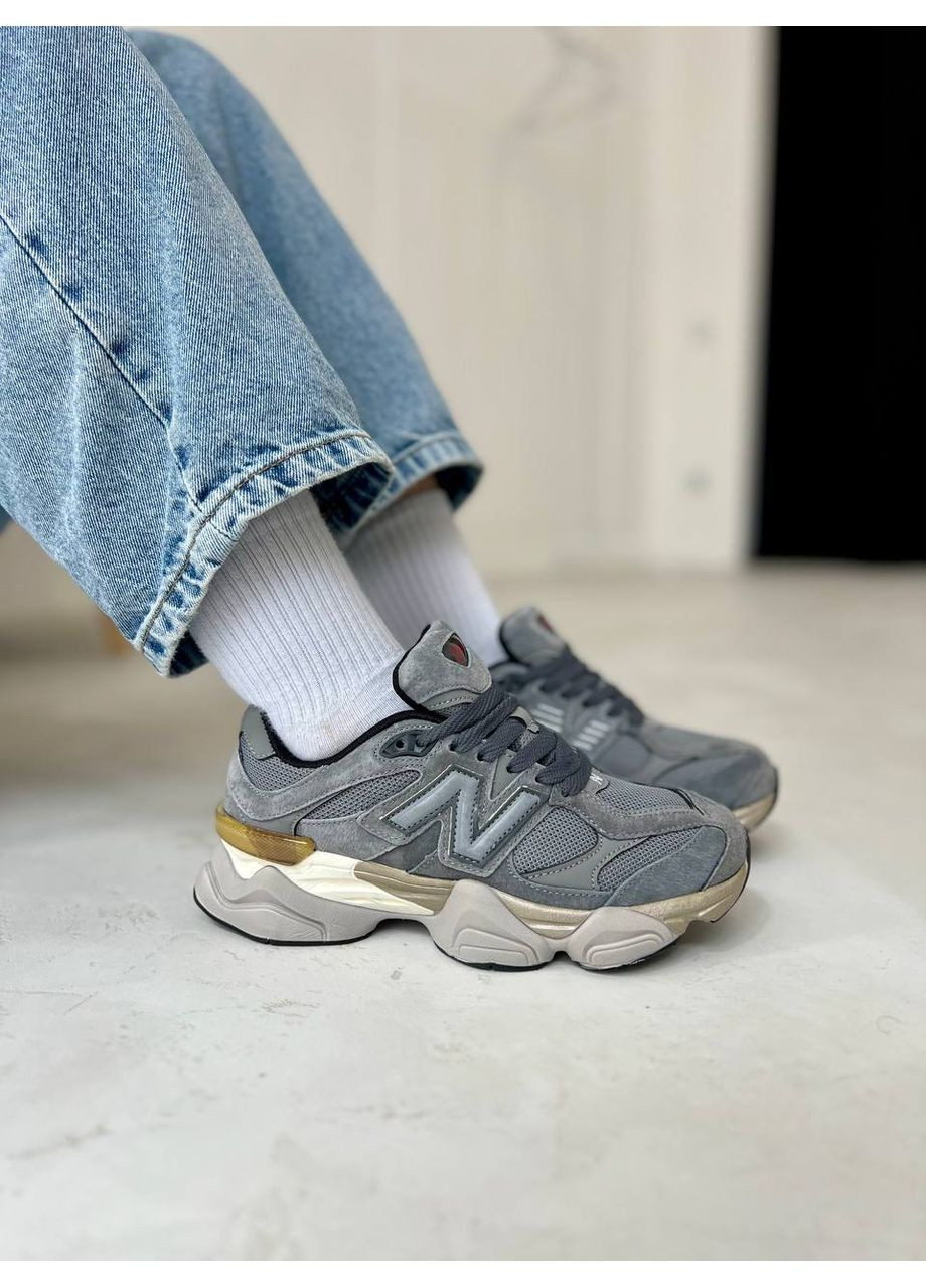 КРОСІВКИ ЖІНОЧІ NEW BALANCE 9060 GREY НЬЮ БЕЛАНС 9060 No Brand сірі демісезони (367177038)