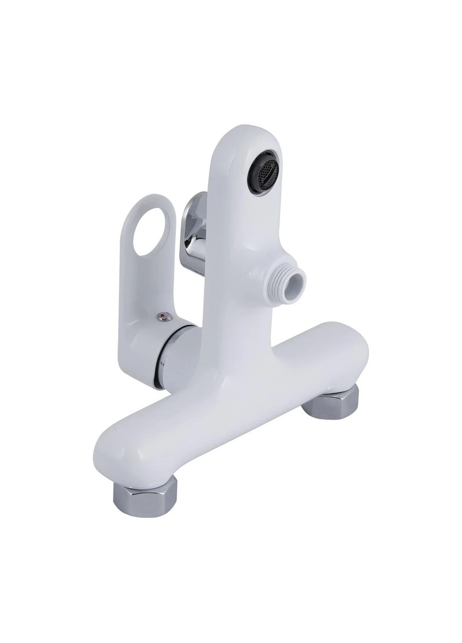 Смеситель для ванны Jay (с душевым гарнитуром) QTJAY259CRW45553 Chrome/White Qtap (396875877)