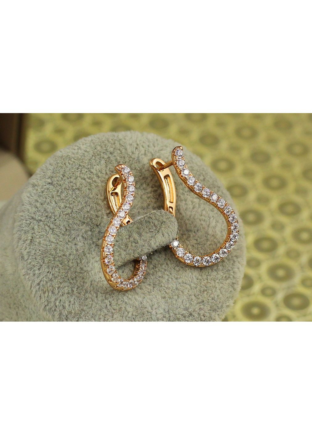 Сережки Дужка 2,8 см золотисті love-shopping Xuping Jewelry (354662880)