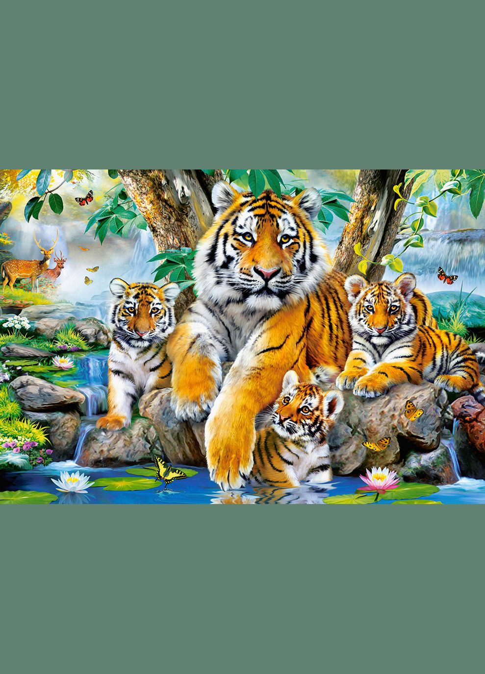Пазл "Тигры у ручья", 1000 шт (C104413) Castorland (290841435)