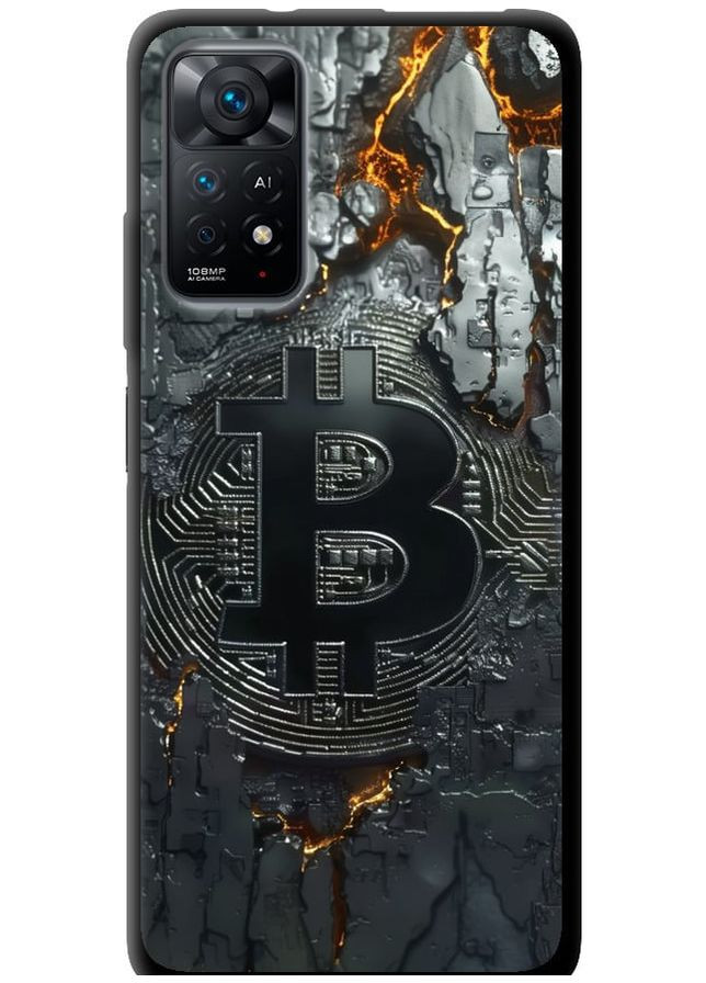 TPU чохол 'Розпечений біткойн' для Endorphone Xiaomi Redmi Note 11S 4G (372128761)
