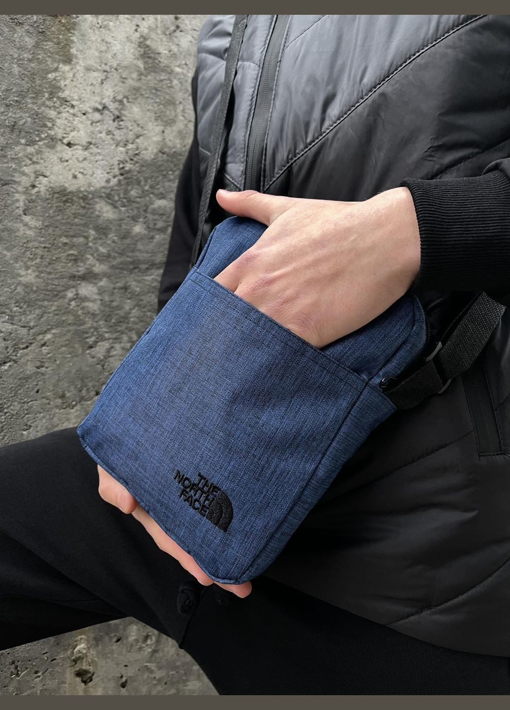 Барсетка синій меланж No Brand (330258864)