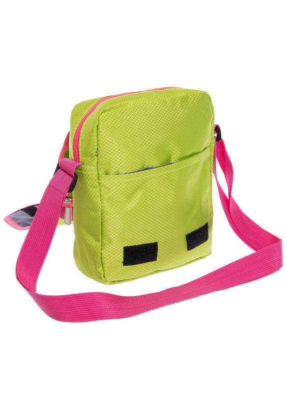 Сумка спортивна кросс боді 23х18х7, 5см GA-5747 (поліестер, салатовий) Zelart (370139856)