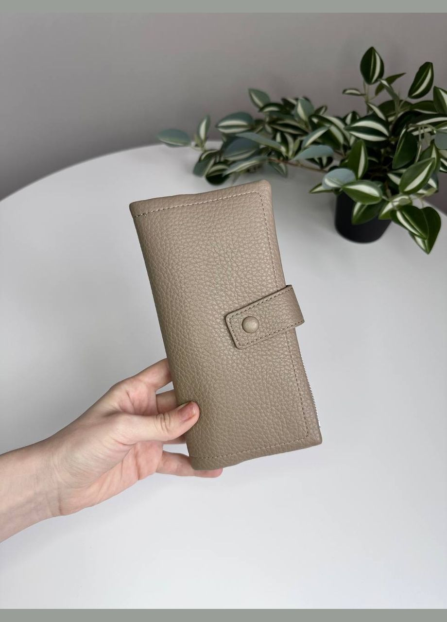 Жіночий великий гаманець з двома монетницями з екошкіри Saralyn (282842847)