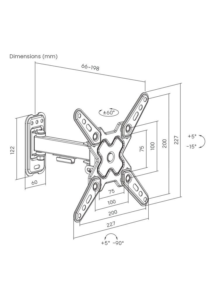 Кронштейн (m398947) Brateck LDA40-221 (366567537)