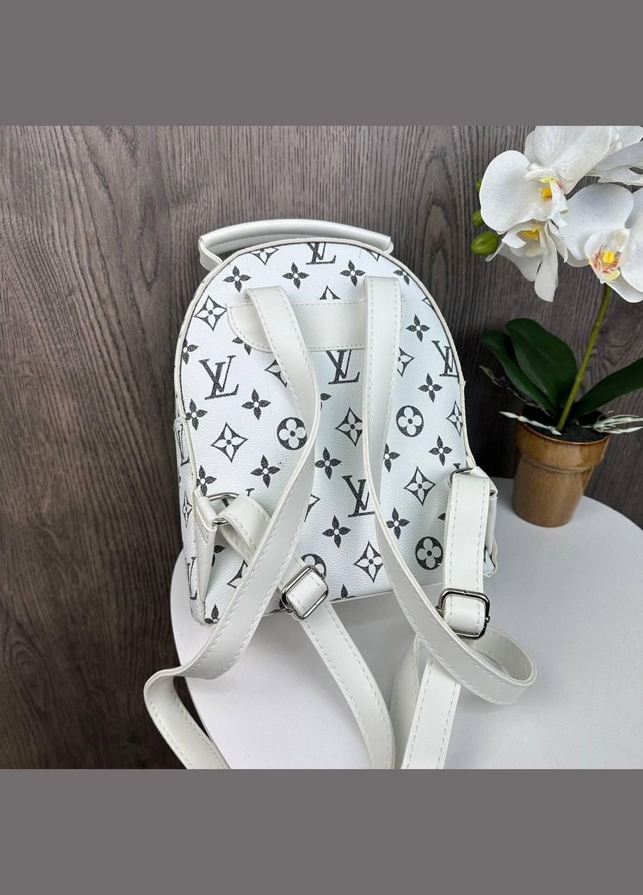 Дитячий мінірюкзачок Луї Вітон, маленький рюкзачок для дівчаток Білий PTR No Brand (334731014)