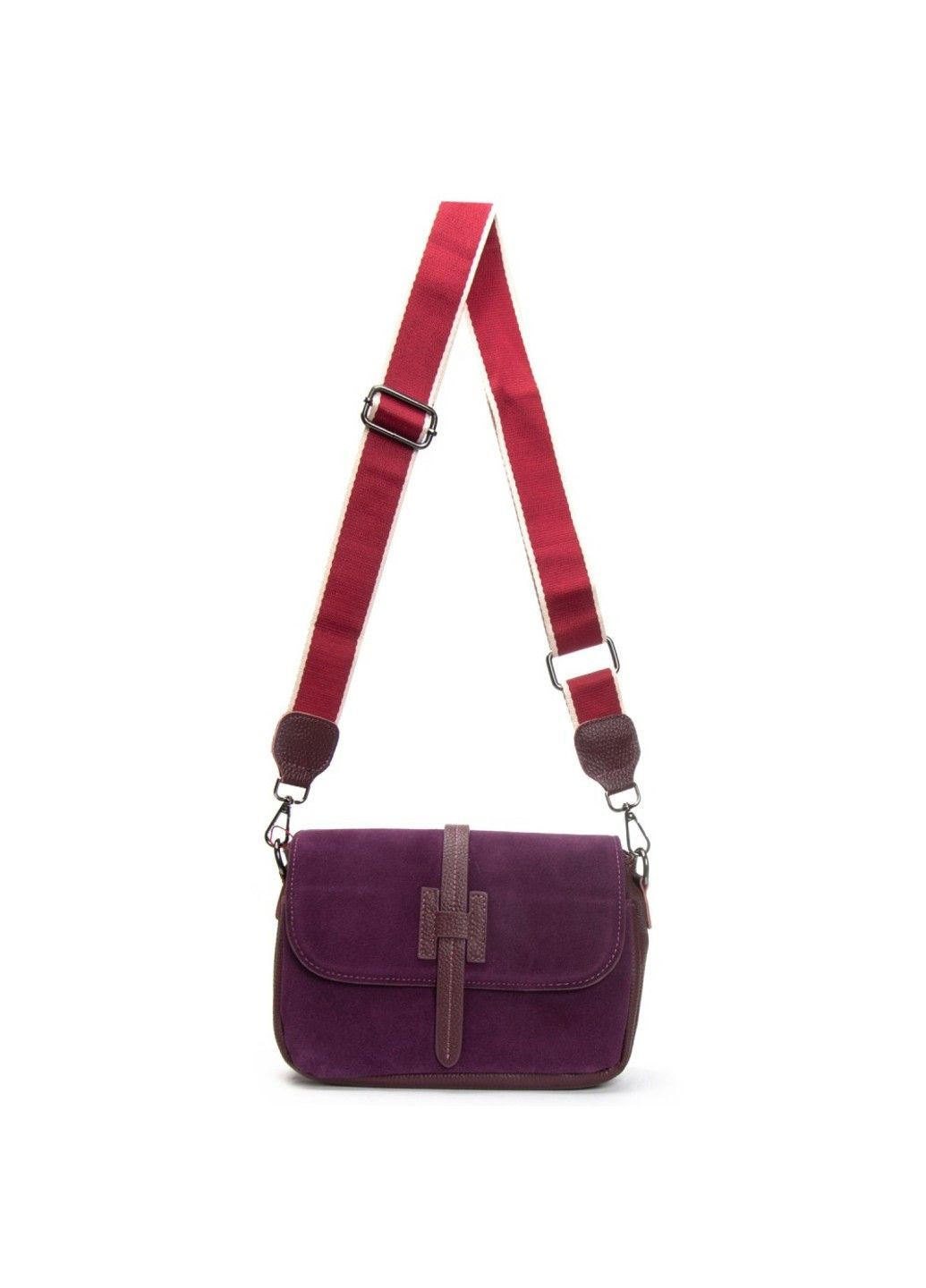 Женская замшевая сумка 77003 red Alex Rai (366092207)