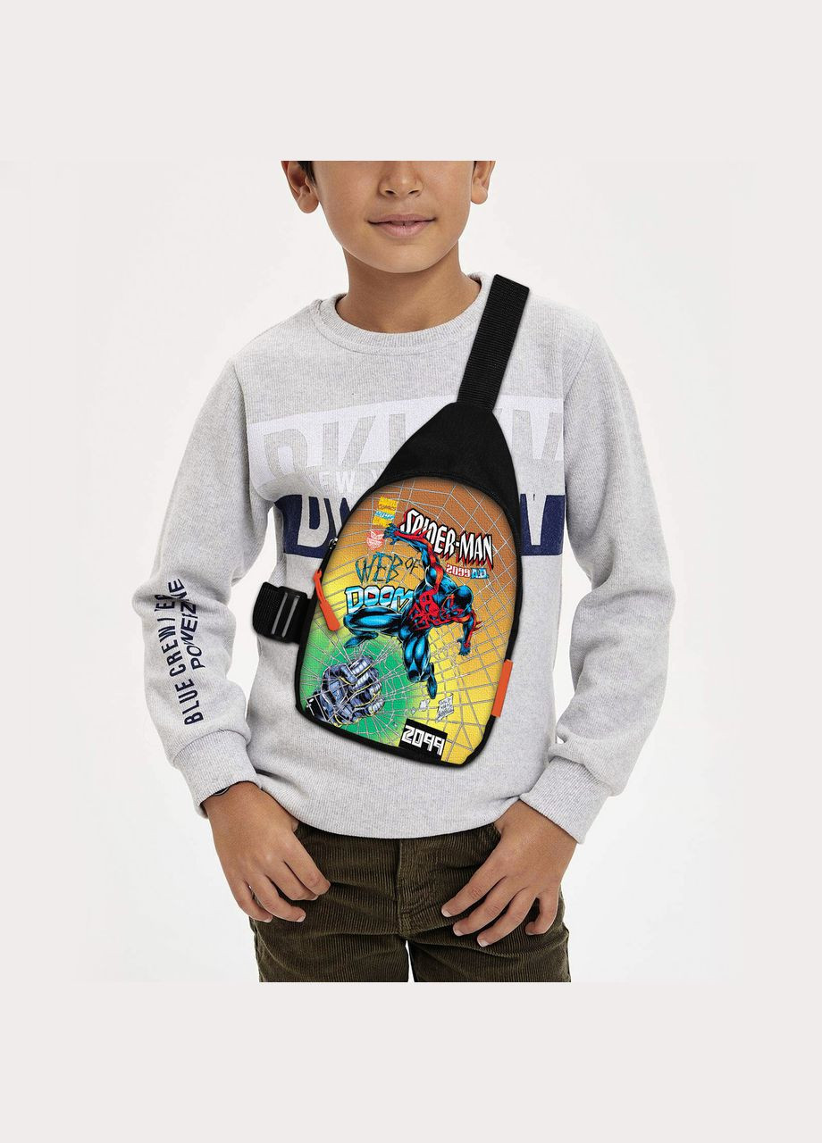 Сумка через плече дитяча Людина-павук 29х17 см сумка слінг для хлопчика (2581) No Brand (336872918)