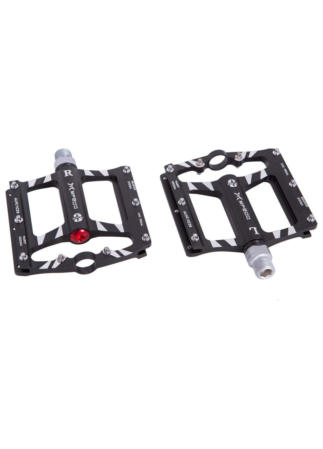 Педали Mpeda ALNC-1028 алюм. платформа на 3 пром. подшипные. (черный) (PED-089) Velotrade (342389166)