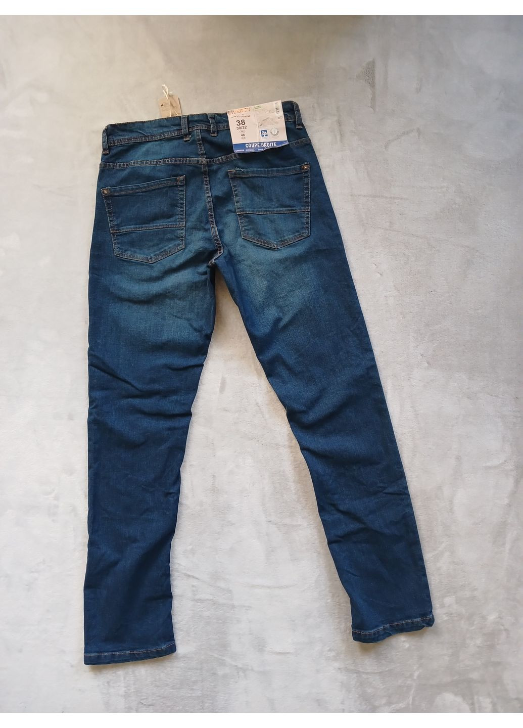 Синие прямые джинсы Livergy