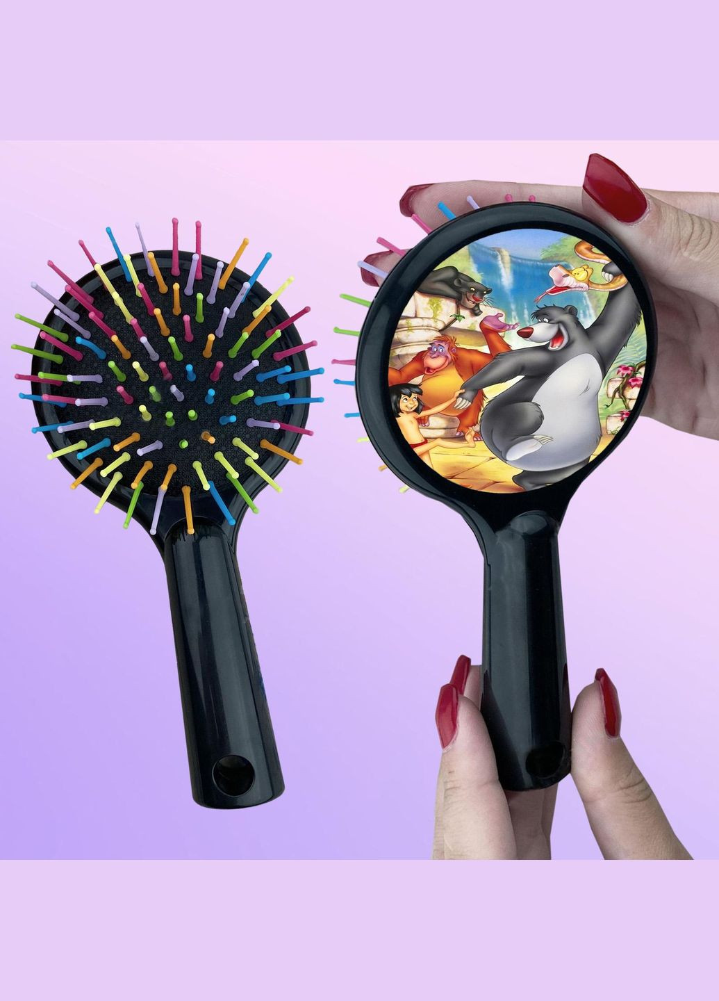 Детская Расческа для волос #0144 Черная No Brand (315041679)