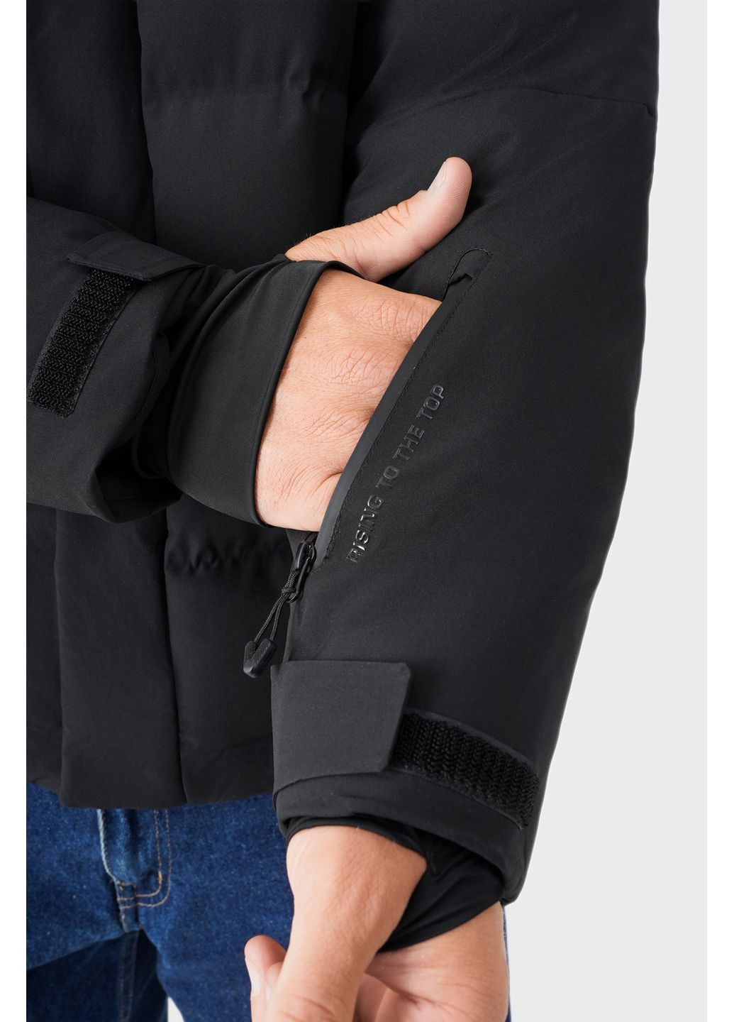 Черная зимняя куртка 70537/1 - черная m Avecs