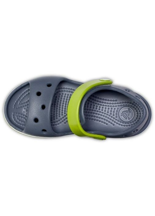 Серые повседневные детские сандали кроксы kids sandal charcoal 205400 Crocs