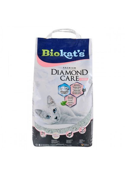Наполнитель Biokats Diamond Fresh для кошачьего туалета, бентонитовый, 8 л Biokat's (361267849)