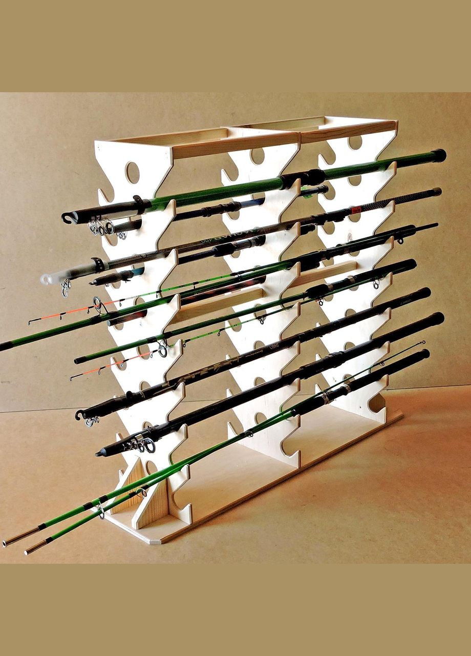 Органайзер для удочек из дерева Байкал бланже (РЫБ-000101) No Brand (328912271)