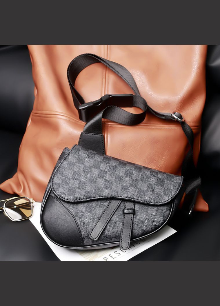 Мужская сумка бананка Черный No Brand (301212112)