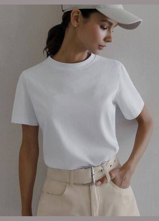 Футболка турецька бавовна кулір Гарної якості Добре тягнеться No Brand - (333299870)