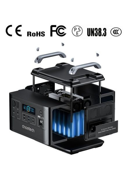 Зарядна станція портативна BS006 2000Wh 2000W CHOETECH (308797717)