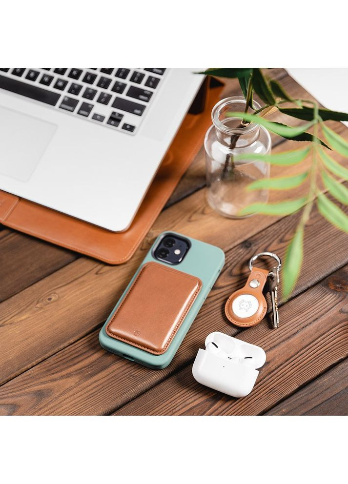 Магнітна кишеня-гаманець MagWallet для iPhone коричнева (GS-103-168-229-146) SwitchEasy (352506685)