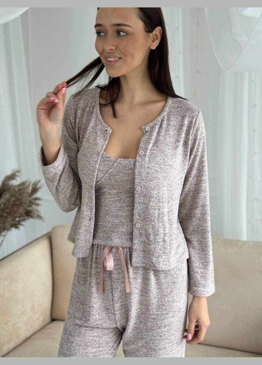 Сіра всесезон жіноча піжама 2723 No Brand