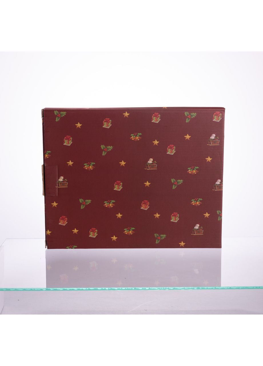 Блюдо для закусок Christmas фарфоровое фигурное 29* 24* 2 см Yiwu (368876248)