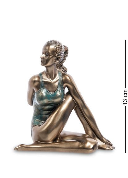 Статуэтка Йогиня 13 см 1905676 бронзовое покрытие Veronese (346532292)