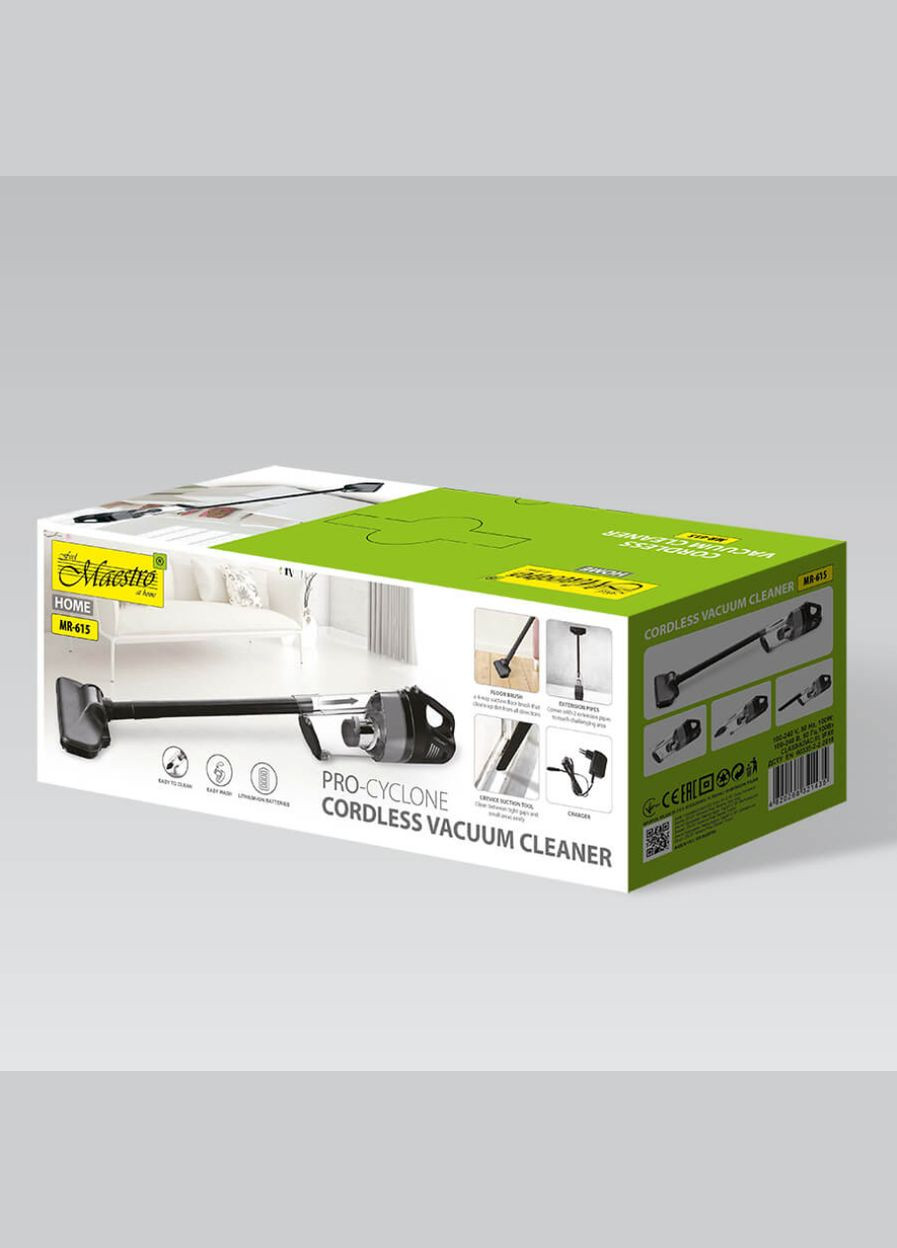 Пилосос акумуляторний 100Вт Li-ion (MR-615) Maestro (349818428)