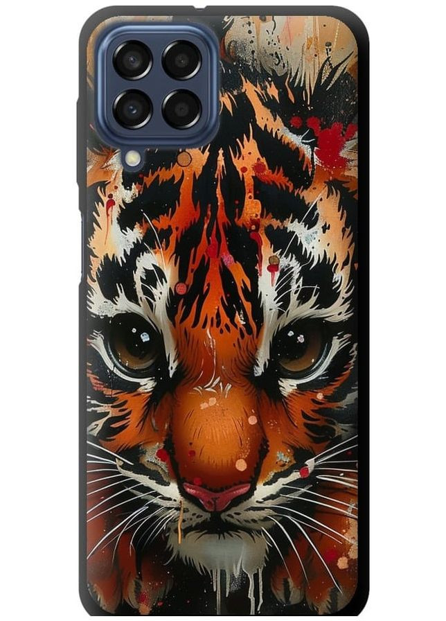 TPU черный чехол 'Mini tiger' для Endorphone Samsung Galaxy M33 M336B (285769293)