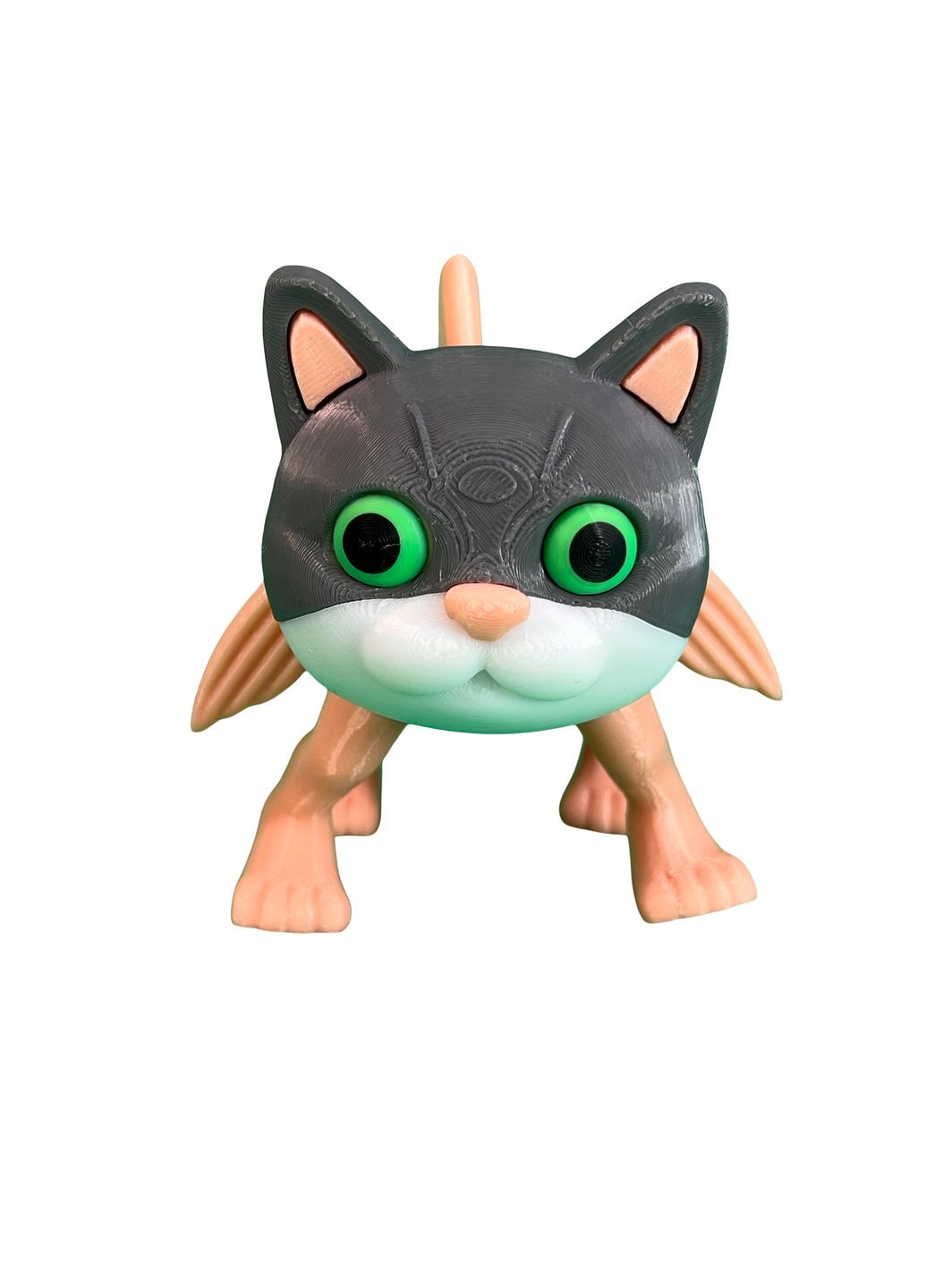 Игрушка Trulimero trulichina Кот-рыба из серии Italian Brainrot, серый 11 см (PIG10036) DrukHouse3D (352166144)