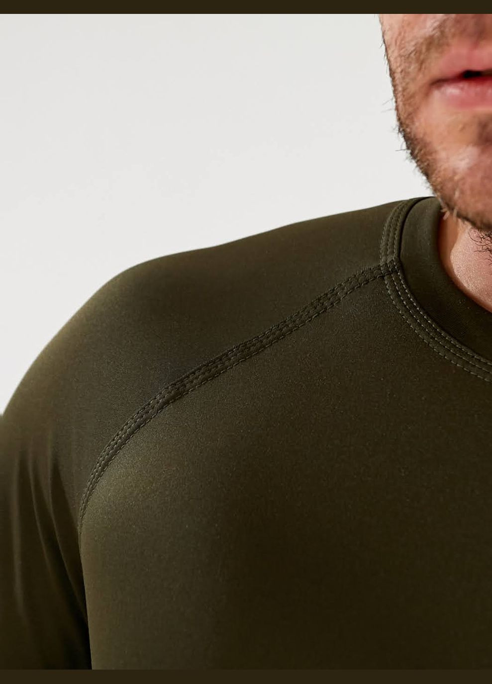 Мужское термобелье оливкового цвета с микродайвингом на флисе OlaN (315517192)