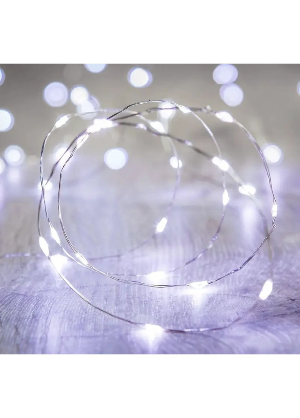 Гірлянда Роса 2 м 20 led з usb холодний білий China (363189675)