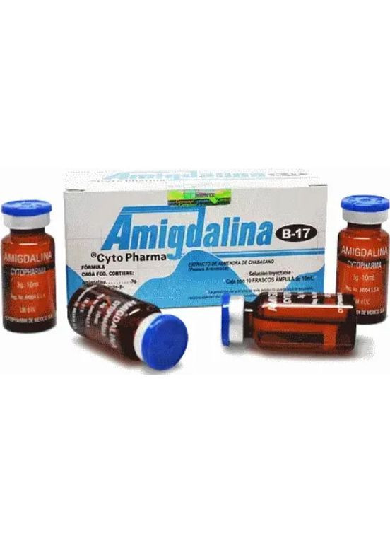 Витамин B17 CYTO Amygdalina Solucion Inyectable 10 флаконов по 3 грамма Cyto Pharma (359473336)