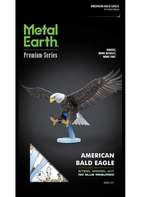 Металлический 3D конструктор "Американский белоголовый орлан",, PS2017 Metal Earth (393103000)