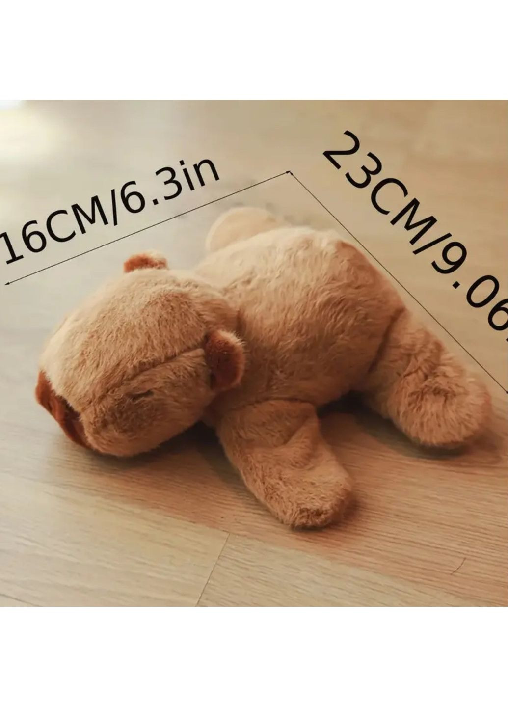 Капибара на руку(Мягкая игрушка)23*14см No Brand (360804322)