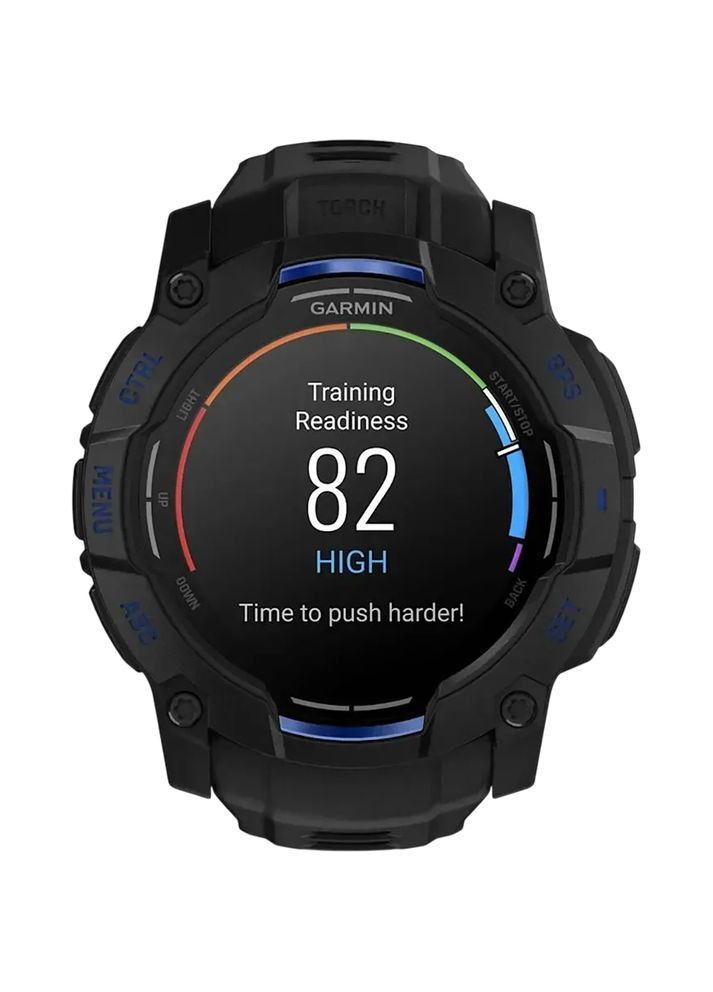 Смарт-годинник Instinct 3 50 mm Black with Bolt Blue Accents (010-03020-03) Garmin (370608318)