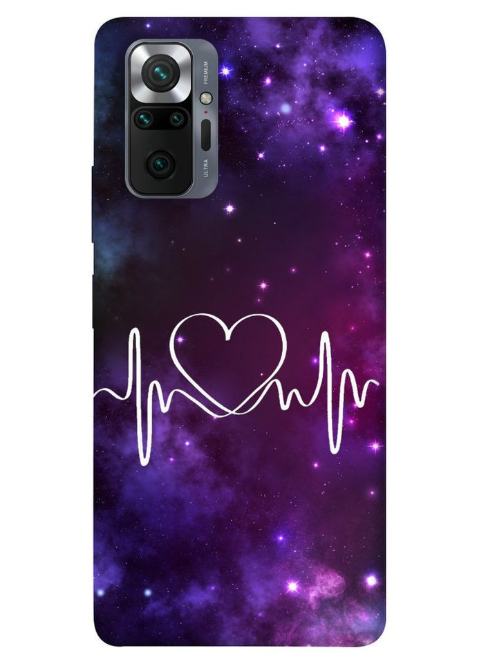 Чохол з принтом для Xiaomi Redmi Note 10 Pro / для Ксяомі, сяомі, ксіомі редмі ноте 10 про Кардіограма No Brand (339676946)