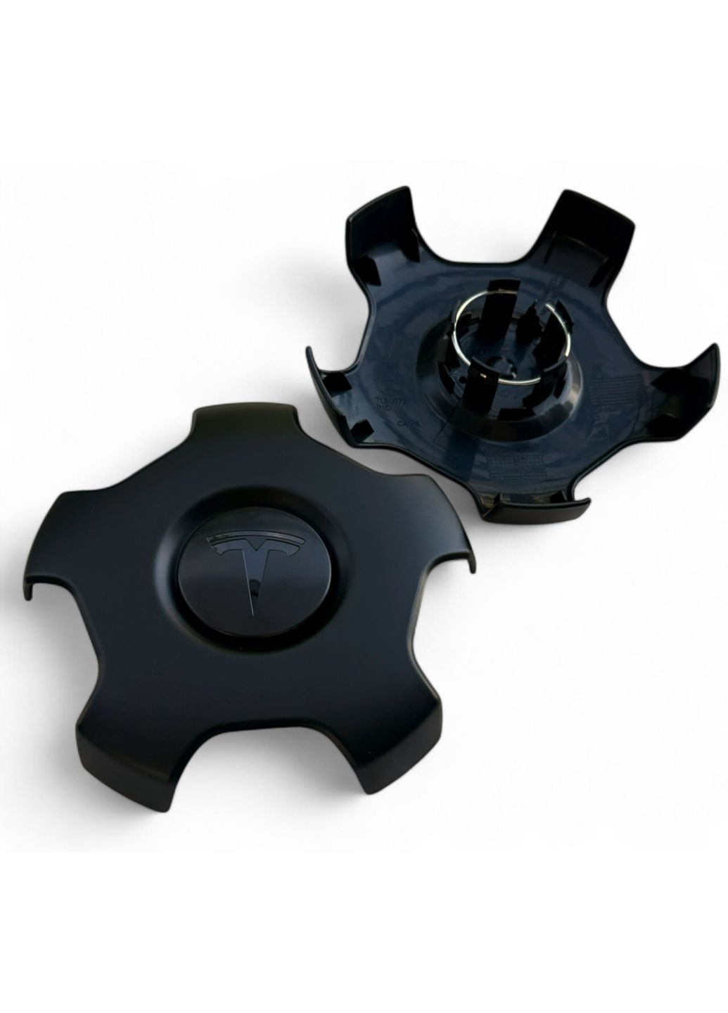 Ковпачки на диски Тесла моделі 3, заглушки зірки павуки шестерні на Model 3, 1529680-А, чорний мат 4 шт Чорний мат із чорним No Brand (364958760)