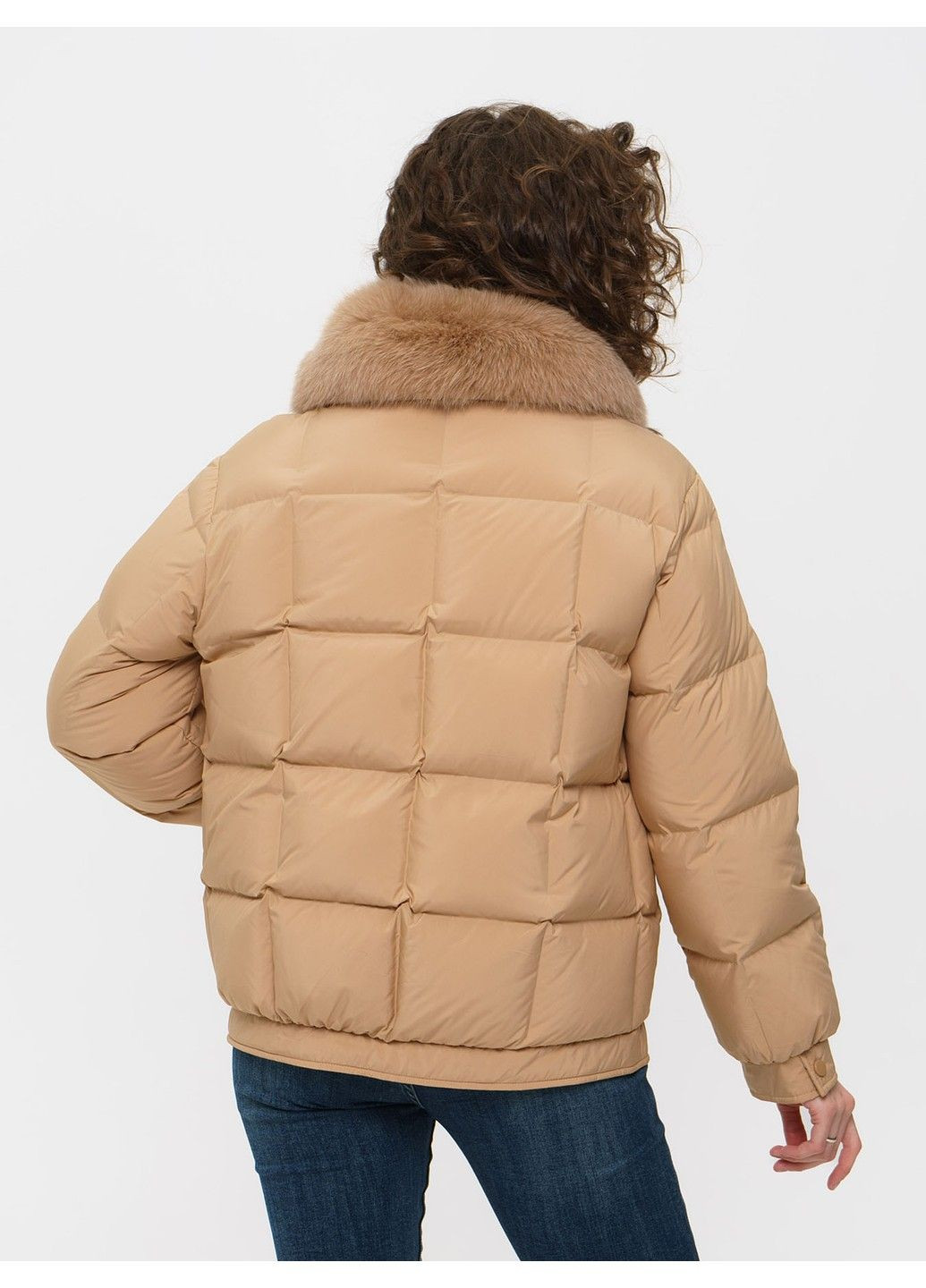 Коричневая зимняя куртка 21 - 04270 Vivilona