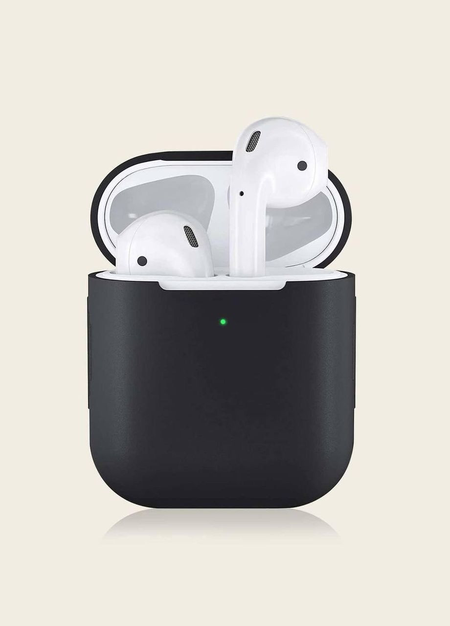 Чехол для наушников Черный No Brand Airpods 1/2 (326803380)