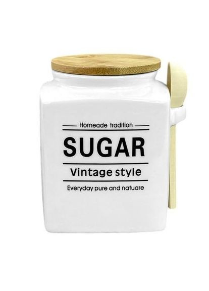 Банка для сахара "Vintage style" с ложкой 800 мл 10*10*13 см MC4552-S Stenson (326784652)