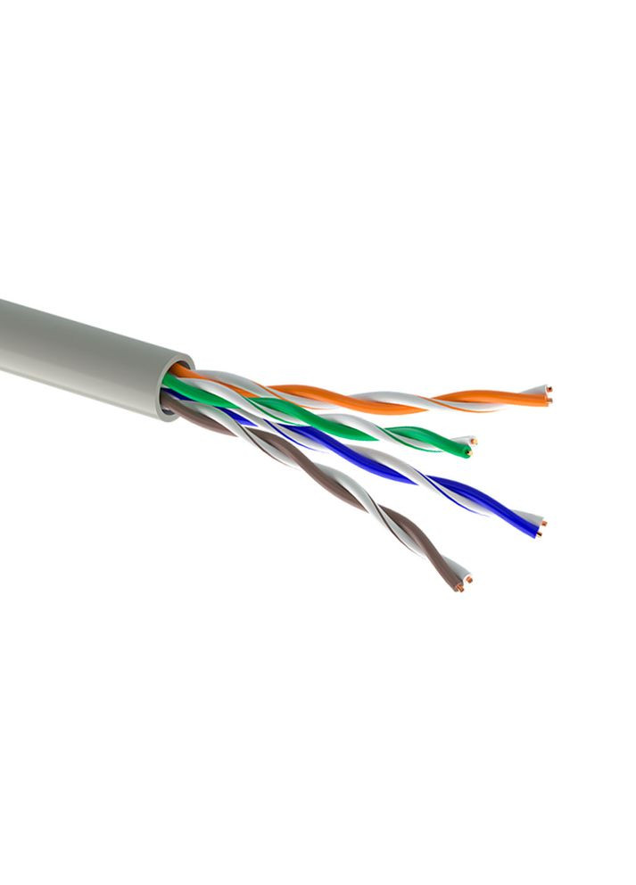 Кабель КПВ-ОП (350) 4*2*0,51 (U/UTP-cat.5Е), CU, для внутр. работ, 305м. Одескабель (362669101)
